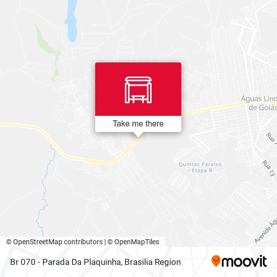 Br 070 - Parada Da Plaquinha map