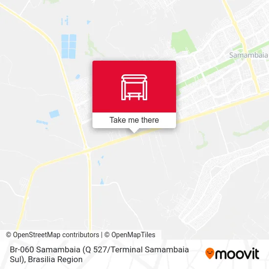 Br-060 Samambaia (Q 527 / Terminal Samambaia Sul) map