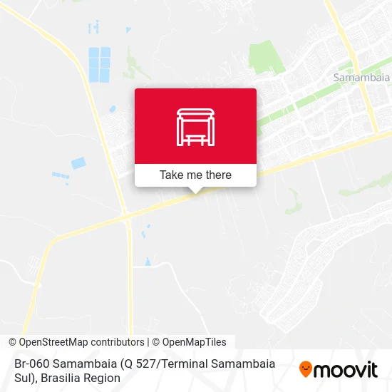Br-060 Samambaia (Q 527 / Terminal Samambaia Sul) map