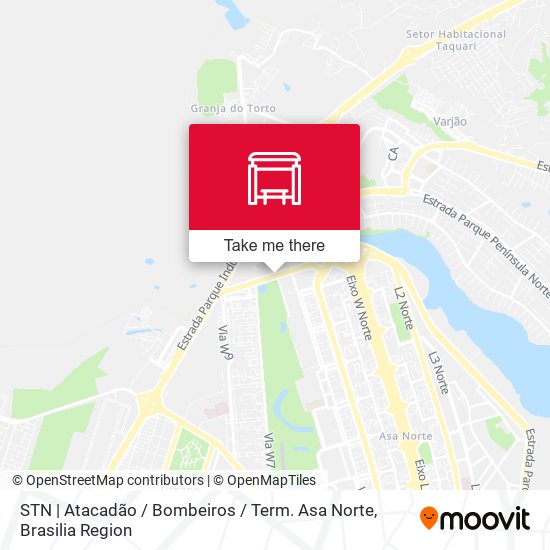 Mapa STN | Atacadão / Bombeiros / Term. Asa Norte