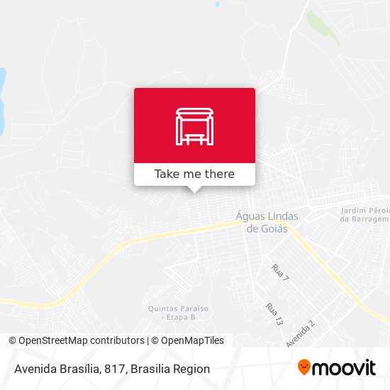 Avenida Brasília, 817 map
