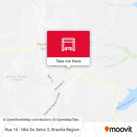 Rua 16 - Ubs Do Setor 2 map