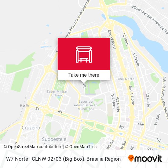 Mapa W7 Norte | CLNW 02 / 03 (Big Box)