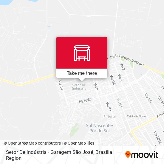 Setor De Indústria - Garagem São José map