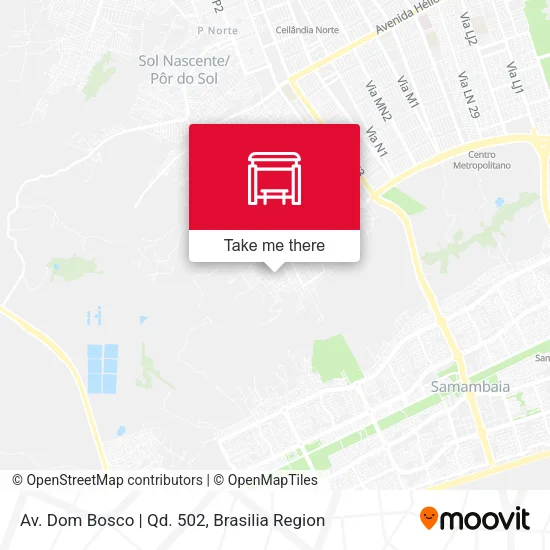 Av. Dom Bosco | Qd. 502 map