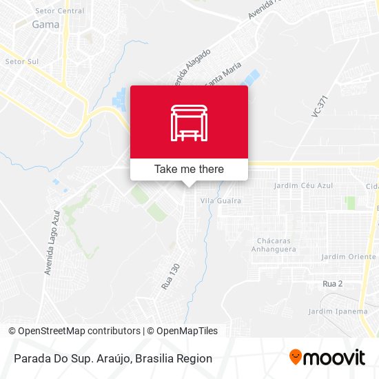 Parada Do Sup. Araújo map