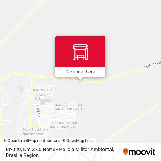 Br-020, Km 27,5 Norte - Polícia Militar Ambiental map
