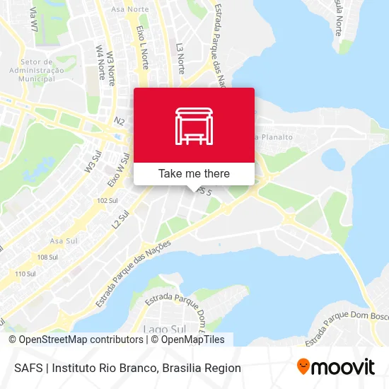 SAFS | Instituto Rio Branco map