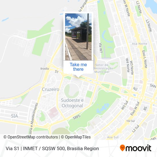 Via S1 | Inmet / Sqsw 500 map