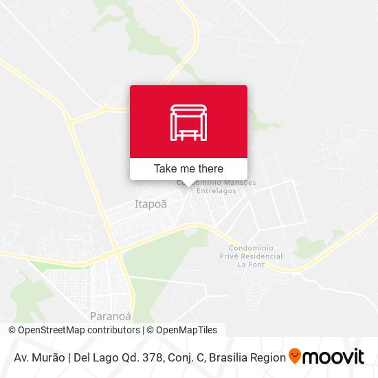 Av. Murão | Del Lago Qd. 378, Conj. C map