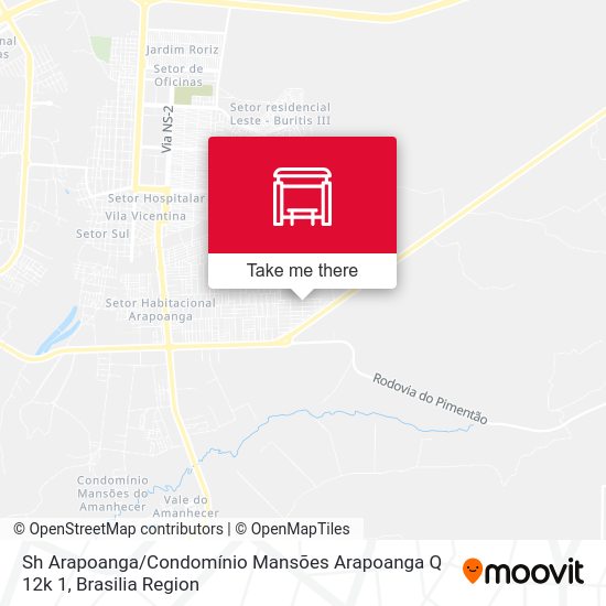Sh Arapoanga / Condomínio Mansões Arapoanga Q 12k 1 map