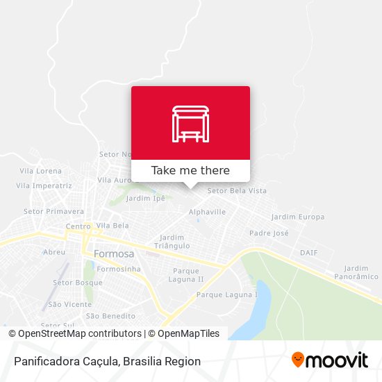 Panificadora Caçula map