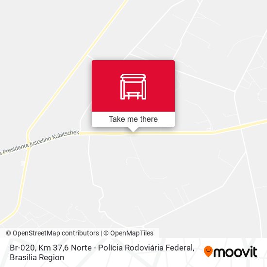 Br-020, Km 37,6 Norte - Polícia Rodoviária Federal map
