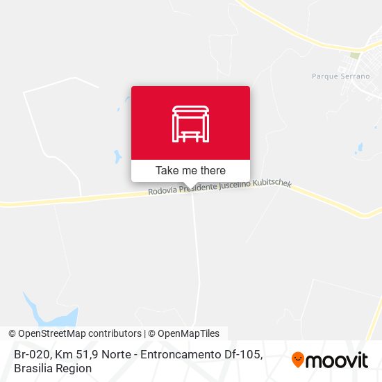 Br-020, Km 51,9 Norte - Entroncamento Df-105 map