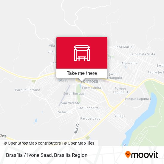 Brasília / Ivone Saad map
