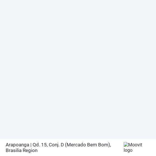 Arapoanga | Qd. 15, Conj. D (Mercado Bem Bom) map