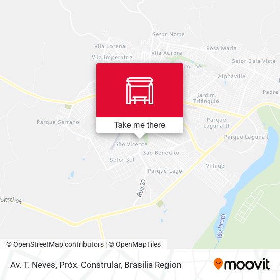 Av. T. Neves, Próx. Constrular map