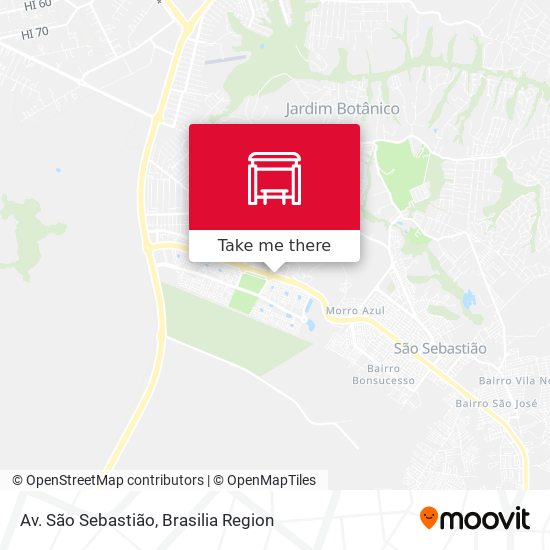 Av. São Sebastião map