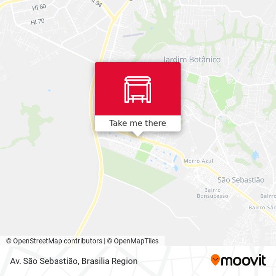 Mapa Av. São Sebastião