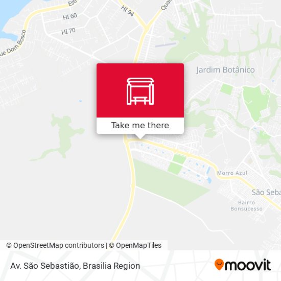 Av. São Sebastião map