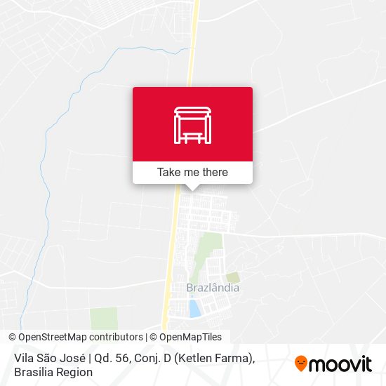 Vila São José | Qd. 56, Conj. D (Ketlen Farma) map
