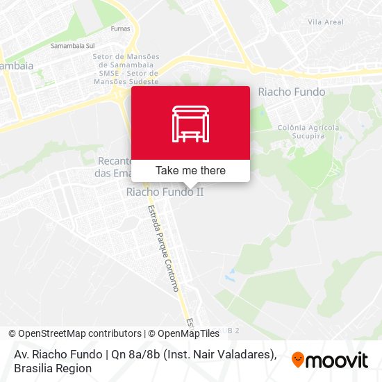 Av. Riacho Fundo | Qn 8a / 8b (Inst. Nair Valadares) map