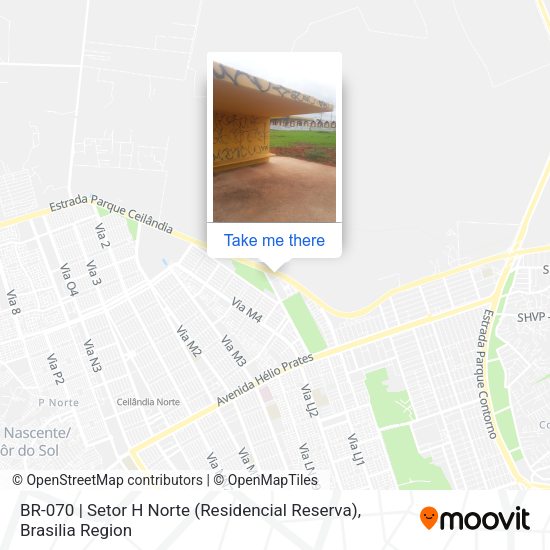 BR-070 |  Setor H Norte (Residencial Reserva) map