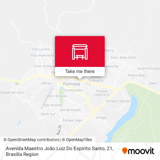 Avenida Maestro João Luiz Do Espírito Santo, 21 map