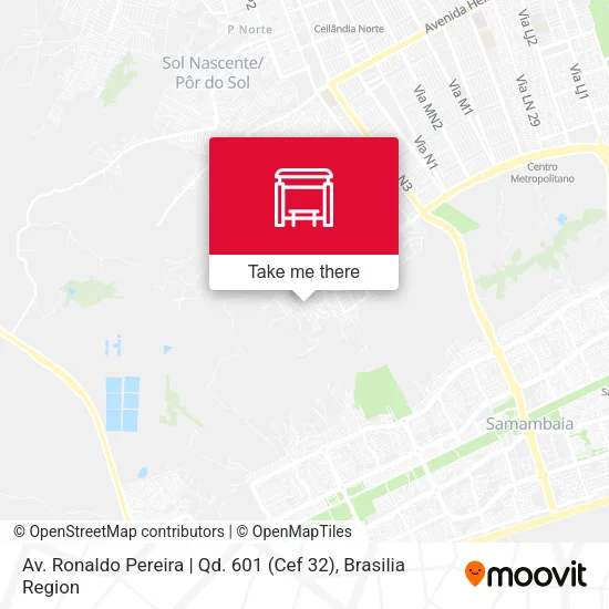 Av. Ronaldo Pereira | Qd. 601 (Cef 32) map