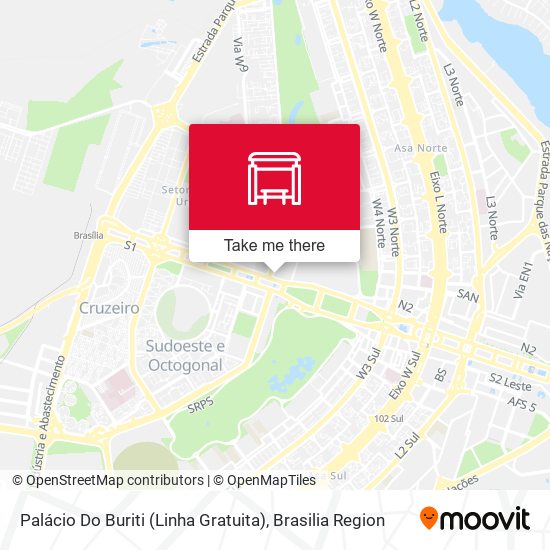 Palácio Do Buriti (Linha Gratuita) map