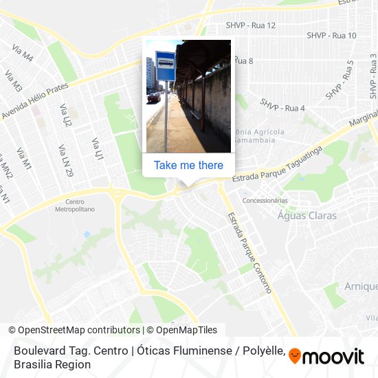 Mapa Boulevard Tag. Centro | Óticas Fluminense / Polyèlle