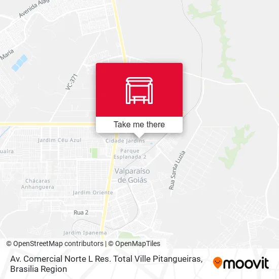 Av. Comercial Norte L Res. Total Ville Pitangueiras map