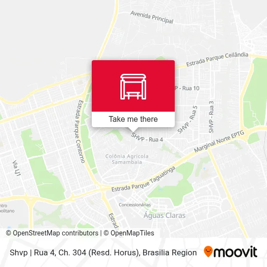 Shvp | Rua 4, Ch. 304 (Resd. Horus) map