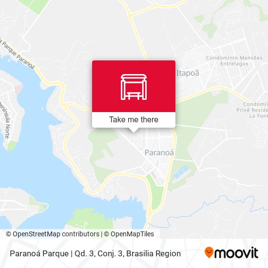 Paranoá Parque | Qd. 3, Conj. 3 map
