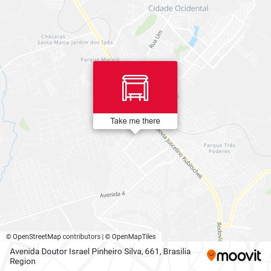Avenida Doutor Israel Pinheiro Silva, 661 map