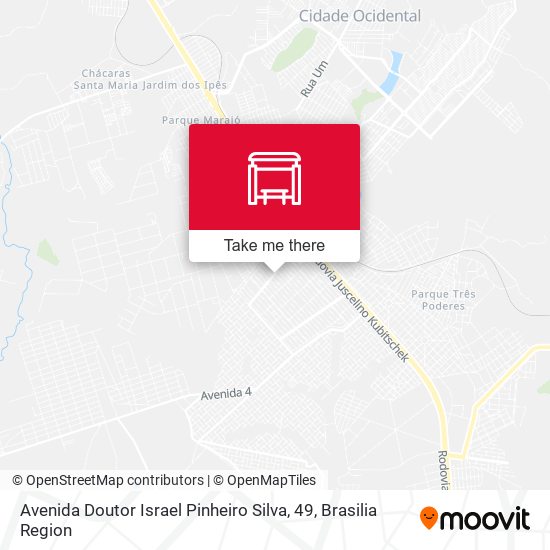 Avenida Doutor Israel Pinheiro Silva, 49 map