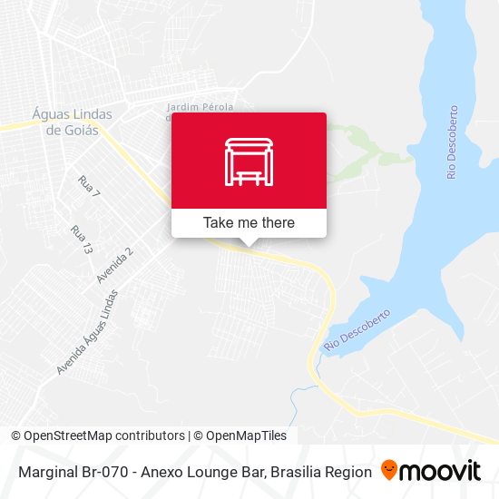 Marginal Br-070 - Anexo Lounge Bar map