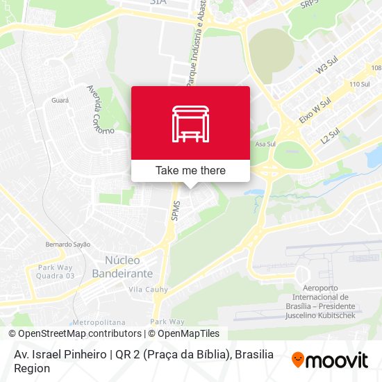 Av. Israel Pinheiro | QR 2 (Praça da Bíblia) map