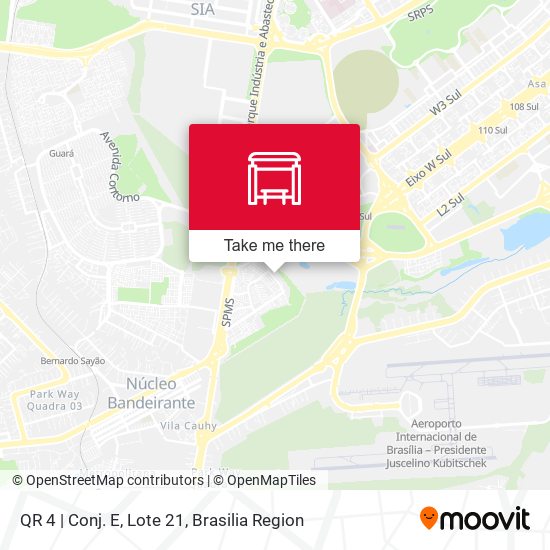 QR 4 | Conj. E, Lote 21 map
