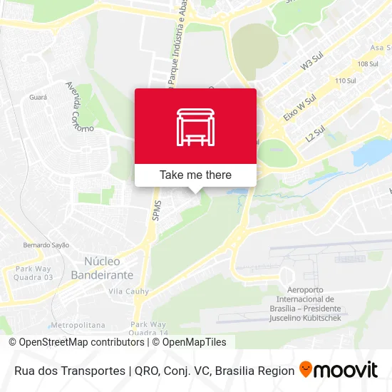 Rua dos Transportes | QRO, Conj. VC map