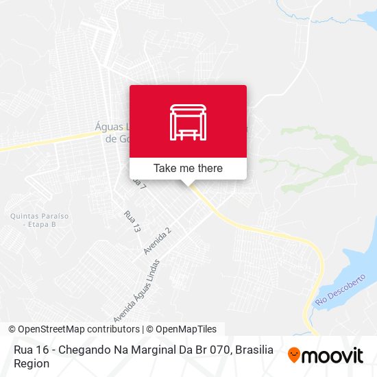 Rua 16 - Chegando Na Marginal Da Br 070 map