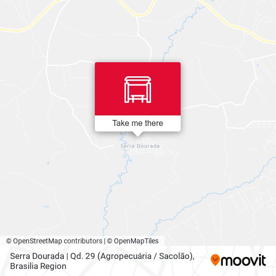 Serra Dourada | Qd. 29 (Agropecuária / Sacolão) map