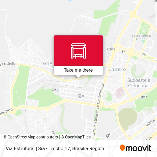 Via Estrutural | Sia - Trecho 17 map