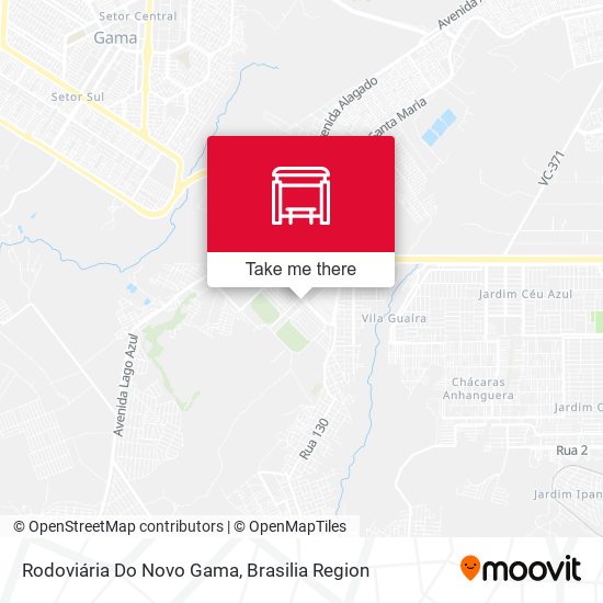 Rodoviária Do Novo Gama map