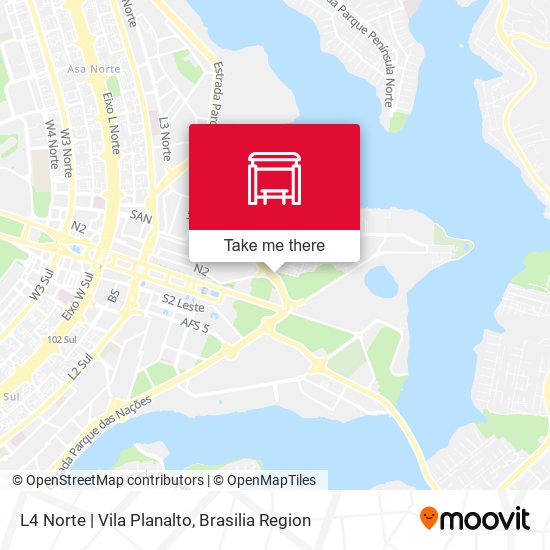 Mapa L4 Norte | Vila Planalto