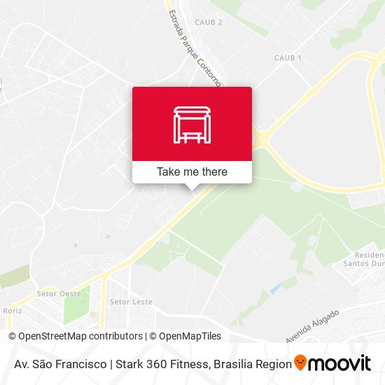 Av. São Francisco | Stark 360 Fitness map
