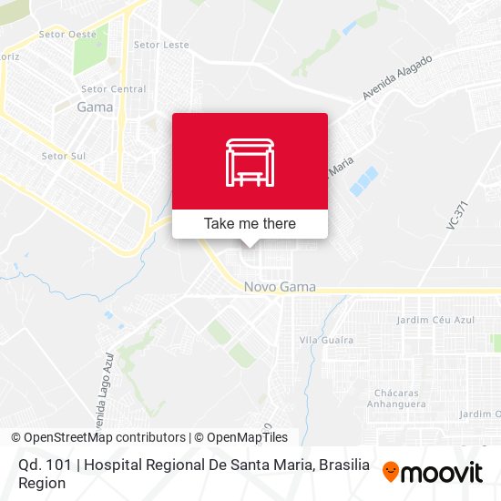 Qd. 101 | Hospital Regional De Santa Maria map