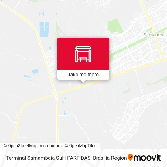 Terminal Samambaia Sul | PARTIDAS map