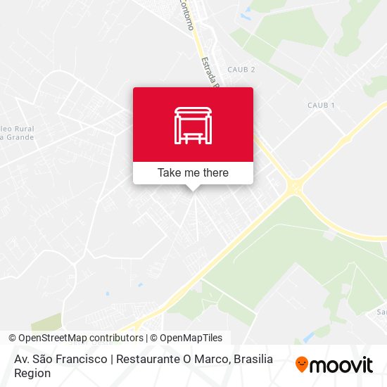 Av. São Francisco | Restaurante O Marco map