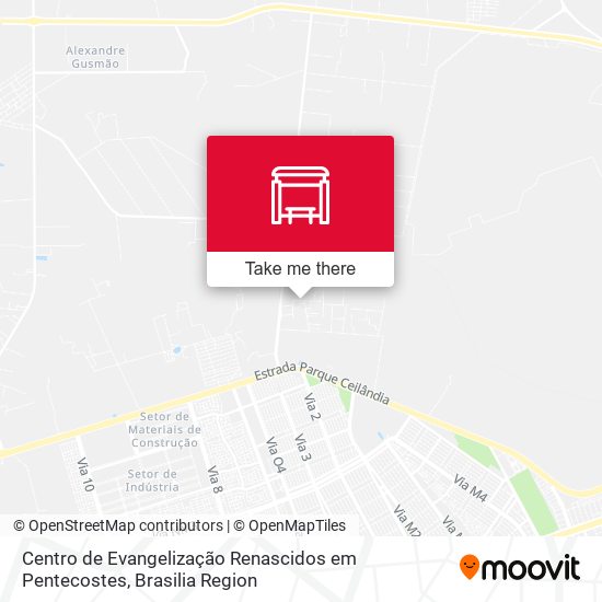 Centro de Evangelização Renascidos em Pentecostes map